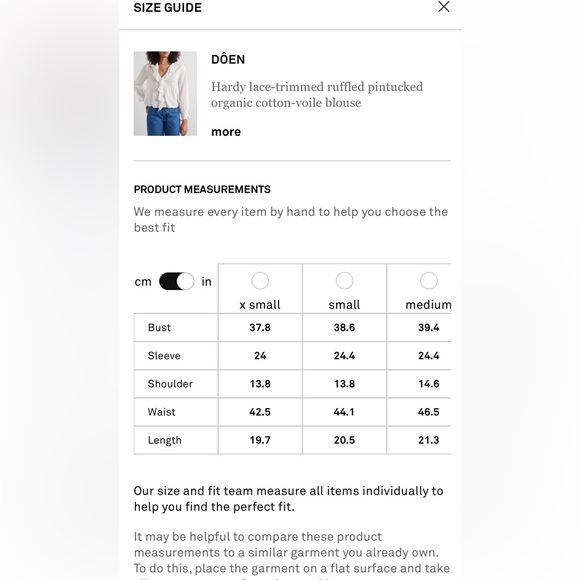 Doen Navy Plaid Ruffle Blouse - Picture 6 of 6